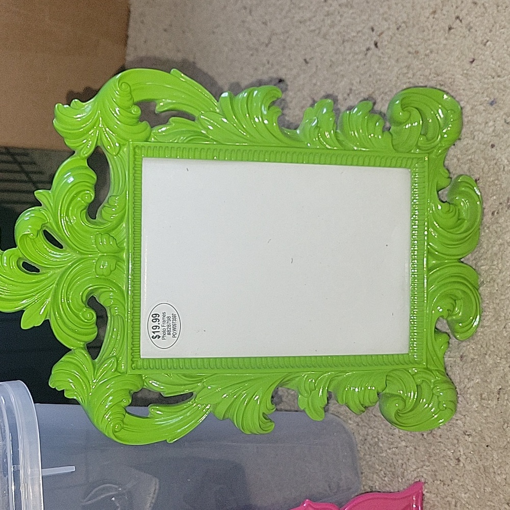 Lime Green Picture Frame